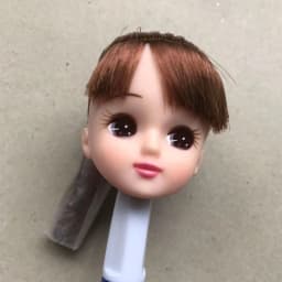 Licca Doll Head Princess DIY Toy Rare Collection Long Hair Doll Parts 1/6 Princess Doll Accessories Colorful Hair Doll Heads