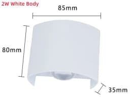 LED Wall Lamp Waterproof IP65 Aluminium Interior Wall Light For Bedroom Living Room Corridor Indoor Outdoor Lighting