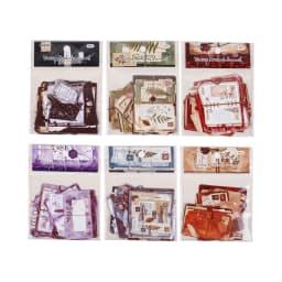 JIANWU Vintage Notebook Pattern Landscape Material Collage Scrapbooking Sticker Creative DIY Journal Stationery