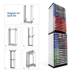 DATA FROG Host Disc Double-layer Storage Box Holder For PS5/PS4/Switch Disc Shelf for Xbox Series X Holder Accessories