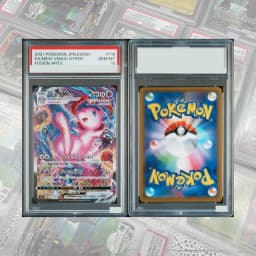 DIY Proxy PTCG Graded Collection Card Mew Vmax Secret Sword&shield Fusion Strike 269/264 English GEM MT10 Holographic Label Gift