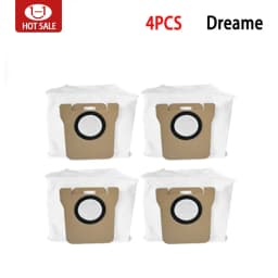 For Dreame L10s Ultra / L10S Pro Robot Vacuum Cleaner Accessories Vacuum Bags Mop Filter For Vacuum Cleaner Cleaning Brush
