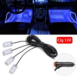 Foot Light Car Accessories LED Car Interior Ambient Foot Light with USB Atmosphere Decorative Lamps