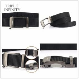 Fashion Metal Automatic Buckle Webbing Belts For Men Thick Tough Canvas Tactical Belt Outdoor 3.4cm Jeans Pants Waistband Hiking