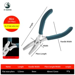 St.kunkka Customized High Quality Jewelry Making Pilers Needle Round Nose Cutting Wire Pliers for Jewelry Repair Tools