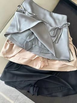 Bow Lace-up Satin Y2k Mini Skirts Women Pink Korean Style A-Line Skirts Summer 2026 High Waist Sexy Slim Sweet Short Skirts New