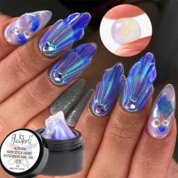 AWStorG Hema Free Poly Nail Gel 30ML Acrylic Gel Finger Extension Transparent Nail Art Extension Quick Building Soak Off UV