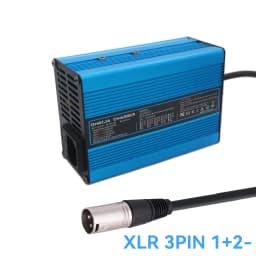 16.8V 10A Charger Smart Aluminum Shell Is Suitable For Lithium Ion Battery 4S 14.8V Blue
