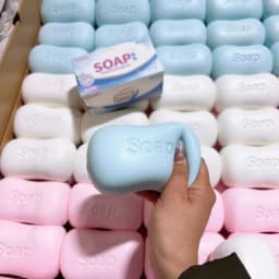 Simulation Soap Shape Squishy Toy PU Stress Reliever Decompression Anti-Anxiety Soft Slow Rebound Squeeze Gift Office Desk