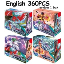 NEW 360PCS Card White Flare Black Bolt Prismatic SPARKS Scarlet Violet 151 English Booster Battle Transaction Gift