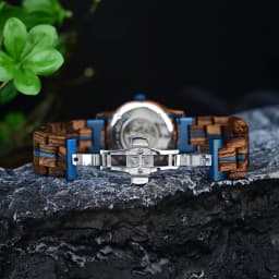 BOBO BIRD Wooden Automatic Mechanical Watch Men New Top Luxury Wristwatch Fashion Luminous Clock Great Gift Wood Box Custom Logo