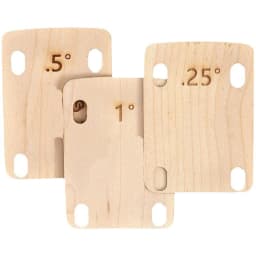 3 Pcs Electric Guitar Neck Shims Maple Plate 0.25/0.5/1 Degree Music Instruments Electric Guitar Replacement Parts