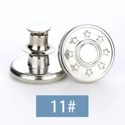 5/10/20Pcs Button Pins for Loose Jeans No Sew Instant Replacement Snap Tack Pant Button Adjustable Metal Pants Button Tightener