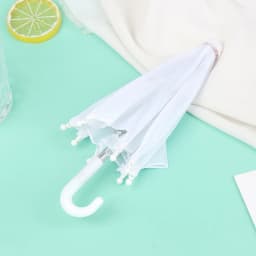 1Pc Baby Doll Rain Gear Toy Umbrella Mini Umbrella Doll Accessories Children Multicolor Toy Clothing Decoration