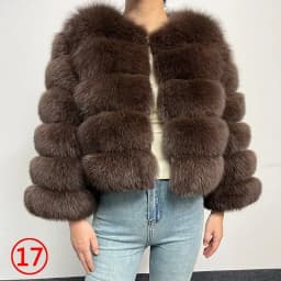2026 Real Fox Fur Coat Women Winter Warm Luxury Natural Raccoon Fur Jacket Detachable Sleeves Female Vest Furry Coats