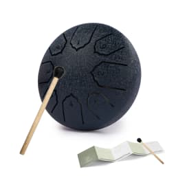 Mini Steel Tongue Drum 4 Inch 8 Notes Rain Drum for OutsideSteel Tongue Drum Rain Chime Musical Instruments for Adults Kids