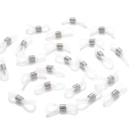 50Pcs Eyeglasses Ear Hook Connector Spectacles Chain Glasses Retainer Ends Rope Cord Holder Strap Retainer End Loop Findings