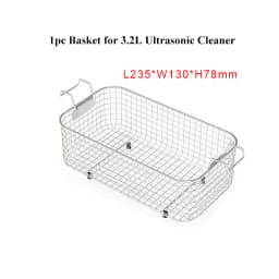 0.8L-30L Tabletop Ultrasonic Cleaner Basket SUS304 Stainless Steel Baskets Ultrasound Cleaning Machine Wasing Equipment Mesh