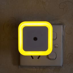 Mini Square Wireless Sensor LED Night Light EU US Plug Indoor Lighting Lamp for Baby Kids Bedroom Living Room Corridor HomeDecor
