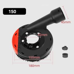 100/115/125/150 Angle Grinder Dust Cover Surface Grinding Cutting Dust Shroud Concrete Stone Dust Collection Cover