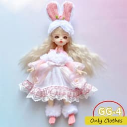 Cute GG Series Pretty Personalized Clothes for 30 cm 1/6 Bjd Byte Doll DIY Dress Up Clothing Skirt Casual Suit Socks Accessories