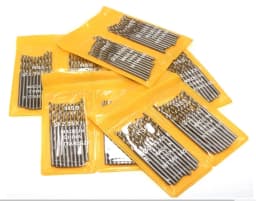 10pcs/pack 0.5-1.5mm 2.3mm Twist Drill Jewelry Mini Rotary Drilling Carving Tool 2.35mm Shank HSS Steel Drill Bits
