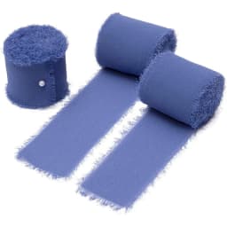 5 Meters Hand Torn Edge Chiffon Ribbon Wedding Hold Flower Tassel Ribbon Bow Decoration Snow Silk Fabric Strip