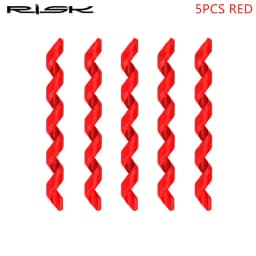 RISK 20PCS Bicycle Cable Spiral Sleeve Housing Protector Brake/Shift Cable Tube Protector Anti-Friction Housing Rubber Protector