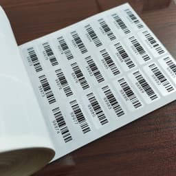 100pcs Serial Number Warranty Seal BAR-CODE Security Label Box Safety Sticker VOID Left Removal Proof Tamper Evident Cover