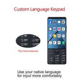 DOOV R70 4G Android Phone Google Play Smartphone Dual SIM 6GB RAM 128GB Storage 4.0" IPS Display Physical Keyboard Mobile Phone