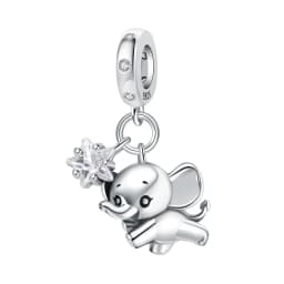 CYMYSS 925 Sterling Silver Charm Cute Animals Bead Elephant Pendant Fit Bracelets Necklace DIY Jewelry Making Party Gift