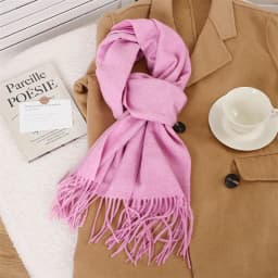 70Color Solid Winter Women Scarf Warm Thicken Cashmere Shawl Outdoor Tassels Pashmina Lady Wrap Windproof Scarves Fashion Luxury