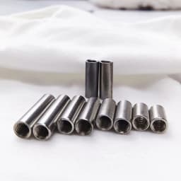 10 Pieces Connecting Pipe Rivet Cheese M2.5 Thread Diy Knife Material Making Knife Handle Screw Cylindrical Nuts