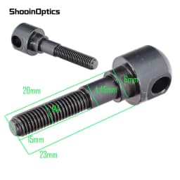 Sparta Sling Swivels Column Base Blue Steel Screw