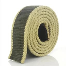 SupSindy Men 3.8cm Width Canvas Belt Without Buckle Thicken Weave Strap 20 Colors Pure Color Stripe Belts for Women 110cm-160cm