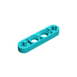 MOC PARTS GDS-690 Technical, Liftarm Thin 1 x 4 - Axle Holes compatible with lego 32449 pieces of children's toys