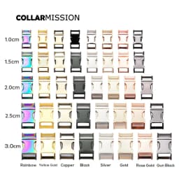 1pc Metal Colorful Side Release Curved Buckles Durable Plated Buckle 10mm, 15mm, 20mm, 25mm Dog Collar Paracord DIY Accessories