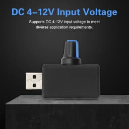 DC 4-12V 5W Mini USB Fan Speed Controller Airflow Regulator Quiet Low Noise Portable Multi-Speed Adjustable Module