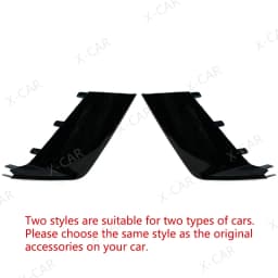 For Audi RS6 2011-2018 Front Bumper Fog Light Lamp Trim Molding Cover Frame Shell Cap Hood Lid For Audi RS7 2009 2010 2011-2018