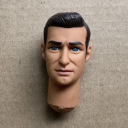 1/6 Vintage Doll Heads Princess For 30cm Solid Male Soldier Sculpt Female Children Playing Birthday Gifts