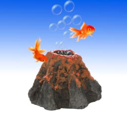 Aquarium Volcano Shape Air Bubble Stone Oxygen Pump Decoration Bubble Stone Tank Plate Air Pump Aquarium Fish Tank Decoration
