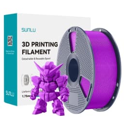 SUNLU 1KG PLA Plus 2.0 3D Printer Filament 1.75mm 1000g Spool (2.2lbs) Neatly Arranged No Knot Filament Fit Most FDM Printer