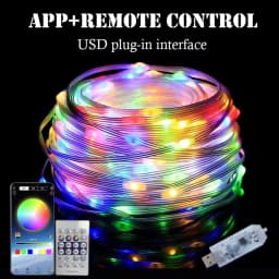 5M/10M/15M/20M/40M LED String Light App Control Garland IP65 Outdoor Fairy Lights For Christmas Holiday Party Birthday Decor