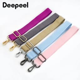 Deepeel 3.8cm New Canvas Solid Color Strap Handbag Crossbody Replacement Shoulder Straps Adjustable Women's Bag Accessories