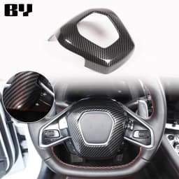 For Chevrolet Corvette C8 2020-2024 Car Accessory ABS Carbon Fiber Car Console Gear Shift Panel Cover door armrest Trim Sticker