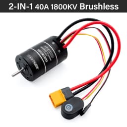 SURPASS HOBBY Brushless Sensored System 2IN1 1800KV Motor 40A ESC 2-3S IP67 For 1/10 Cars