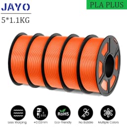 JAYO PLA Plus 3D Printer Filament 5 Rolls Filament PLA PLUS 23 Colors 1.75mm FDM 3D Printer Materials Support Free Combination