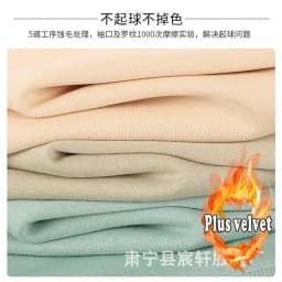 2026 Men's and Women's 600g Cotton Silver Fox Fleece Hooded Long Sleeve Sweatshirt Solid Color Couple's Fleece Hoodie