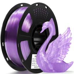 GEEETECH Strong PETG 3D Filament 1.75mm 1kg – High Toughness Low Warping Clog-Free ±0.03mm Vacuum Sealed Spool for Creality Bamb