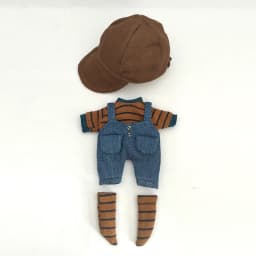 Handmade Cute Ob11 Doll Clothes Suit Ob11 Animal Hat Overalls Dolls Casual Sweater For Ymy, Obitsu 11, Molly, Gsc, 1/12 Bjd Doll